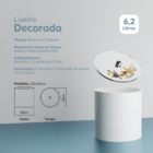 Lixeira Decorada Conchas Do Mar