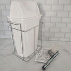 Lixeira Deslizante 14l Mobile Dimec Corrediças Trilho Para Ar