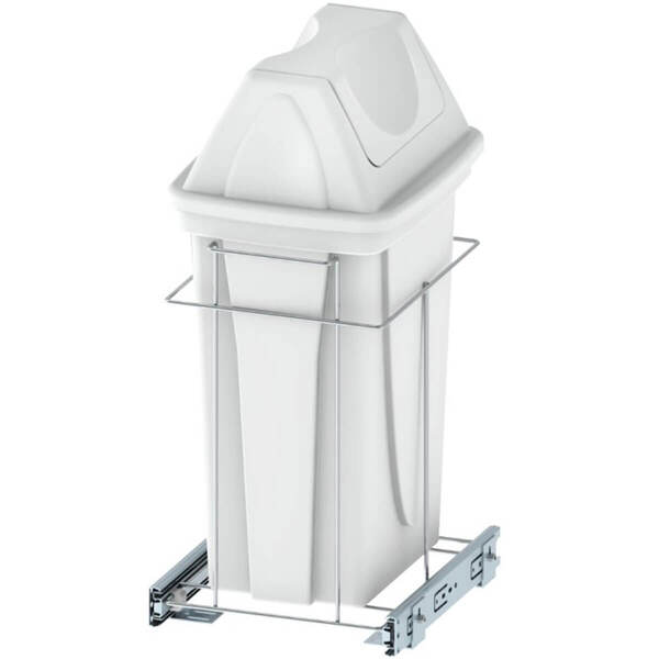 Lixeira Deslizante 14l Mobile Dimec Corrediças Trilho Para Ar