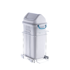 Lixeira Deslizante 30 Litros De Embutir Móvel Trilho Schmitt