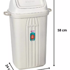 Lixeira Deslizante Dupla 60 Litros De Embutir Trilho Schmitt