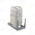 Lixeira Deslizante Simples 20l 230x515x455mm - Schmitt