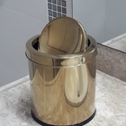 Lixeira Dourada 5l Basculante - By Fineza