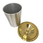 Lixeira Dourada Em Aço Inox Para Embutir 3l - By Fineza