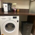 Lixeira Dupla 20l Separada Preta Branca Plástica Seletivo