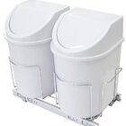 Lixeira Dupla De Base 24l - Inox