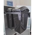 Lixeira Dupla Deslizante 15l Flat Cozinha Aço Pintado Preto