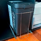 Lixeira Dupla Deslizante 20l Separar Lixo Seletivo Orgânico