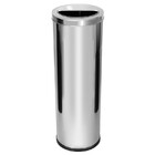 Lixeira Em Aço Inox 30l Com Aro Meia Lua