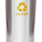 Lixeira Em Aço Inox Com Aro Pintado 30l Marrom