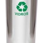 Lixeira Em Aço Inox Com Tampa Meia Esfera 50 Litros