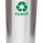 Lixeira Em Aço Inox Com Tampa Meia Esfera 50 Litros Verde