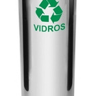 Lixeira Em Aço Inox Com Tampa Meia Esfera Pintada 30l