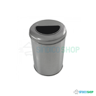 Lixeira Em Inox Com Tampa Meia Lua 24 X 30 - 13,5 Litros