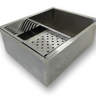Lixeira Embutida 05 Litros Inox 304 Bancada Cozinha Gourmet