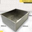 Lixeira Embutida 05 Litros Inox 304 Bancada Cozinha Gourmet