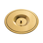 Lixeira Embutida De Cozinha Inox Redonda 5 Litros (dourada Fo