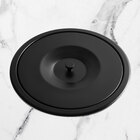 Lixeira Embutida De Cozinha Inox Redonda 5 Litros (preta Fosc