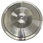 Lixeira Embutir 05 Litros Tampa Inox Escovado Balde Aluminio