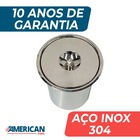 Lixeira Embutir Granito Em Inox 8 Litros Não Enferruja