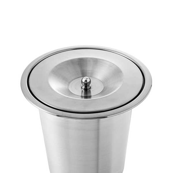 Lixeira Embutir Pia Cozinha Cesto 8 L Inox 304 Não Enferruja