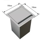 Lixeira Embutir Quadratta Kitchen At 2020 3 9l Calha Umida