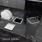 Lixeira Embutir Quadratta Kitchen At 2020 3 9l Calha Umida