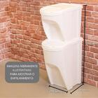 Lixeira Empilhável 20 L Plasútil Branca