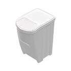 Lixeira Empilhável 34 L Branca Plasútil