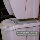 Lixeira Empilhável 34 L Cinza Plasútil