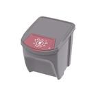 Lixeira Empilhável Seletiva 20 L Orgânico Cinza Plasútil