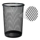 Lixeira Escritorio Cesto Metal Aramado Grande 12 Litros Telad
