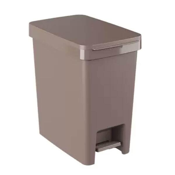 Lixeira Grande Com Pedal 15l Banheiro Cozinha Escritório Sing