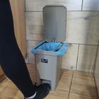 Lixeira Grande Com Pedal 15l Banheiro Cozinha Escritório Sing