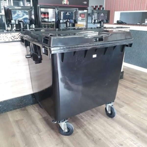 Lixeira Grande Contêiner 1000 Litros Contentor Lixo Plastico