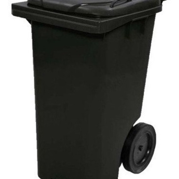 Lixeira Grande Contentor De Lixo Com Rodas 240 Litros Vm  Lar