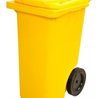 Lixeira Grande Contentor De Lixo Com Rodas 240 Litros Vm  Lar