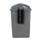 Lixeira Individual Jsn Para Coleta Seletiva Com 50l Cinza