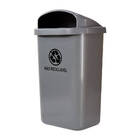 Lixeira Individual Jsn Para Coleta Seletiva Com 50l Cinza