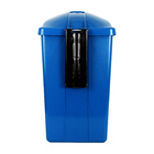 Lixeira Individual Para Coleta Seletiva 50 Litros  - Azul