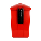 Lixeira Individual Para Coleta Seletiva 50 Litros  - Vermelha