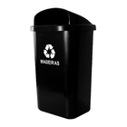 Lixeira Individual Para Coleta Seletiva 50 Litros Com Poste -