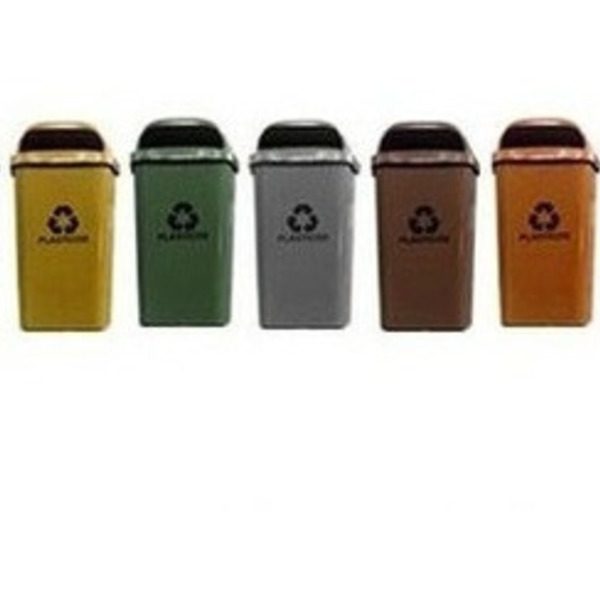 Lixeira Individual Para Coleta Seletiva Cesto 50 Litros