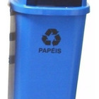 Lixeira Individual Para Coleta Seletiva - Cesto 50 Lts