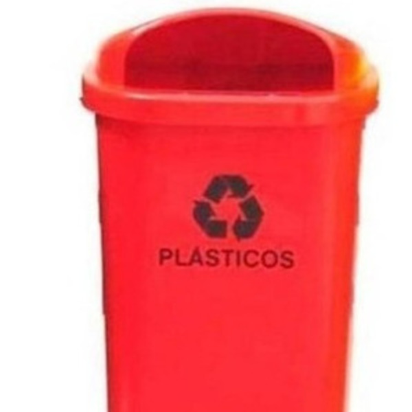 Lixeira Individual Para Coleta Seletiva Papeleira 50 Litros