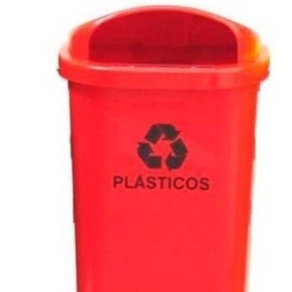 Lixeira Individual Para Coleta Seletiva Papeleira - 50 Lts Ma