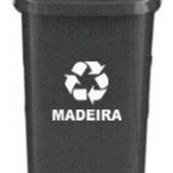 Lixeira Individual Para Coleta Seletiva Papeleira - 50 Lts Ve