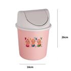 Lixeira Infantil Bebe Tampa Basculante Cesto Lixo Quarto Orga