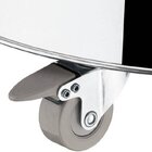 Lixeira Inox 110l Com Rodízios E Pedal Brinox