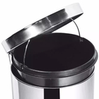 Lixeira Inox 12 Litros Com Pedal E Balde Interno Removível